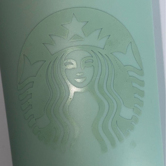 Mint Green Starbucks Matted Reusable Tumbler 16oz Recycled Earth Day - Picture 3 of 16